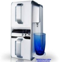 Hybrid-Wasserionisierer-AQUACENTRUM-Basen-Wasser-Glas
