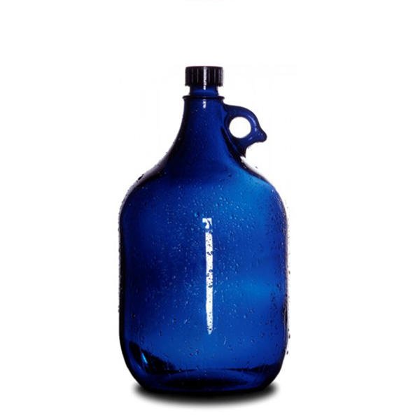 Wasserflasche-2-liter-blau-glas