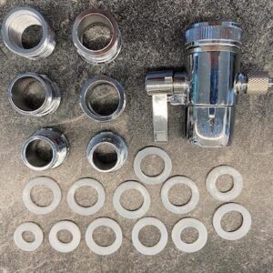 Umschaltventil M22 Innengewinde für 1/4 Zoll Schlauch mit 6 Adaptern