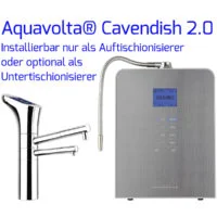 Aquavolta® Cavendish 2-0 ιονιστής επιτραπέζιου και κάτω από το τραπέζι με στρόφιγγα ελέγχου 1200
