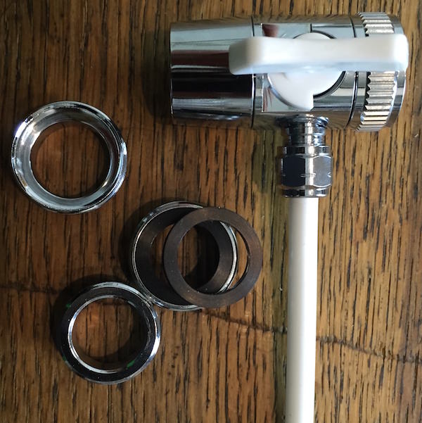 Umschaltventil Installation am Wasserhahn inkl Adapter 600