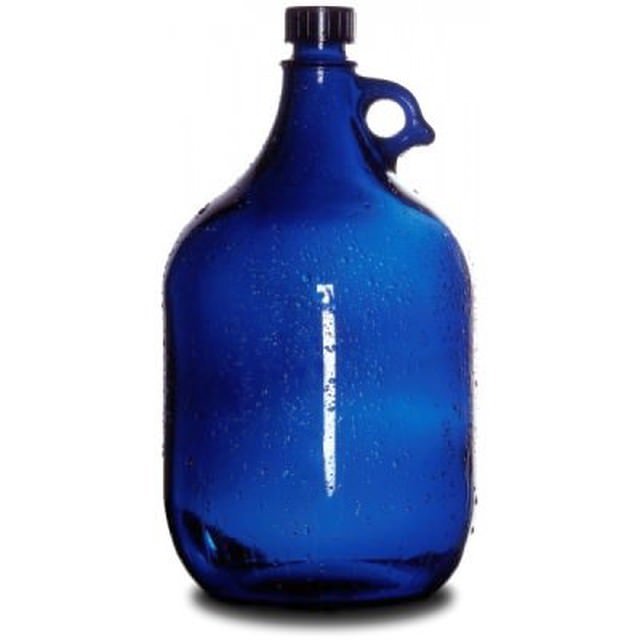 Blauglas wasserflasche-5-li