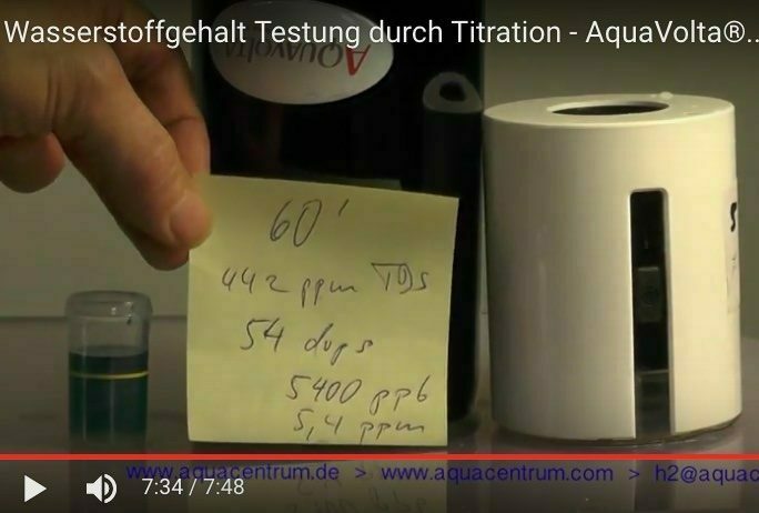 Messung des Gehalts des Molekularer Wasserstoffs im Wasser
