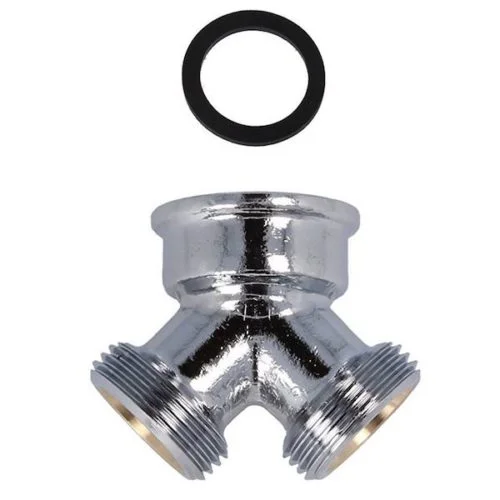 2-way distributor Y distributor 3:4 inch for connecting 2 devices washing machine 600