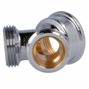 Seitlich - 2-Wege Verteilerstueck Y Verteiler 3:4 Zoll zum Anschluss 2 Geraetewaschmaschine und Wasserionisierer o Wasserfilter