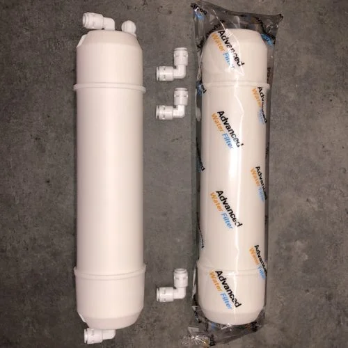 100 GPD inline reverse osmosis membrane including housing and plug-in parts