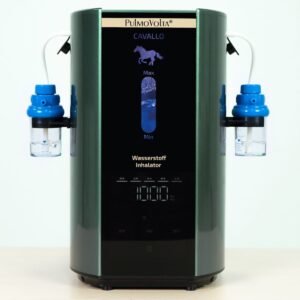 Pulmovolta® Cavallo H2 1000 british Green H2 Generator zur Inhalation von Wasserstoff inkl Befeuchtungsbehalter web