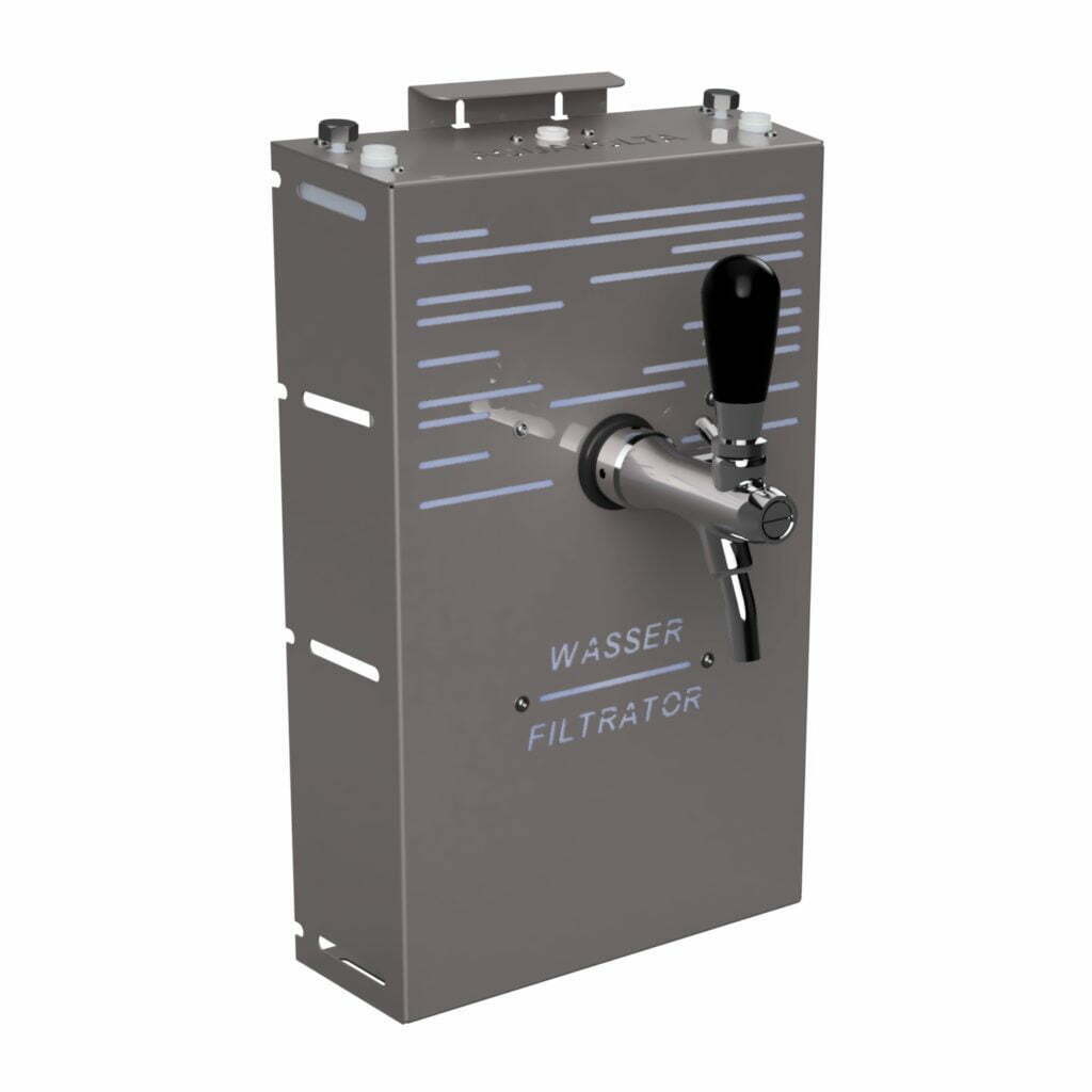 Aquavolta® Filtrator mit Schankhahn Auftisch und Untertisch Montage - basisches H2-Wasser 1500
