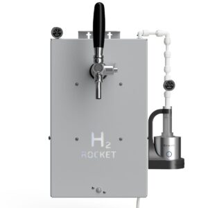 Aquavolta® H2 Rocket Two Stage Wasserfilter und Wasserstoff-Wasser-Aufbereiter inkl pH-Anhebung Auftisch Anschluss von unten 1200