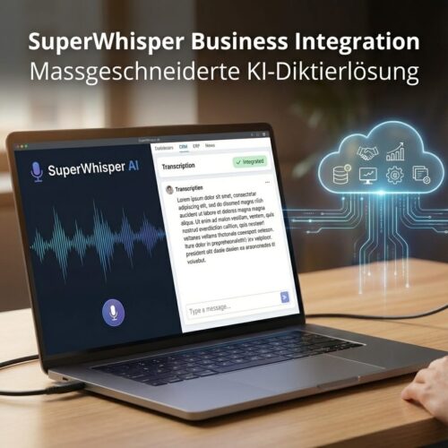 SuperWhisper Business Integration Massgeschneiderte KI-Diktierlösung