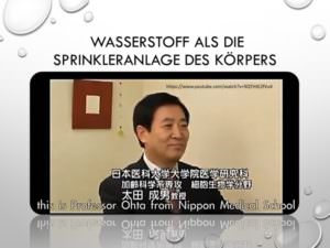 19-Wasserstoff als die Sprinkleranlage des Körpers