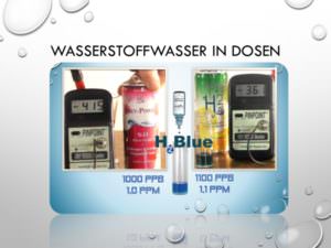 35-Wasserstoffwasser in Dosen