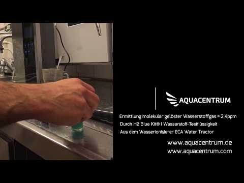 Aquavolta ECA Tractor: Gelösten Wasserstoff messen – Nachweis