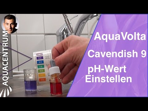 Aquavolta Cavendish 9: pH-Wert über Durchfluss einstellen